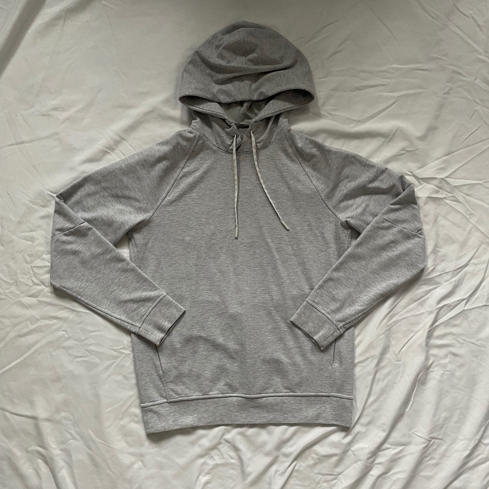 Lululemon Men's City Sweat Hoodie Size Small Grey Pullover Great Condition